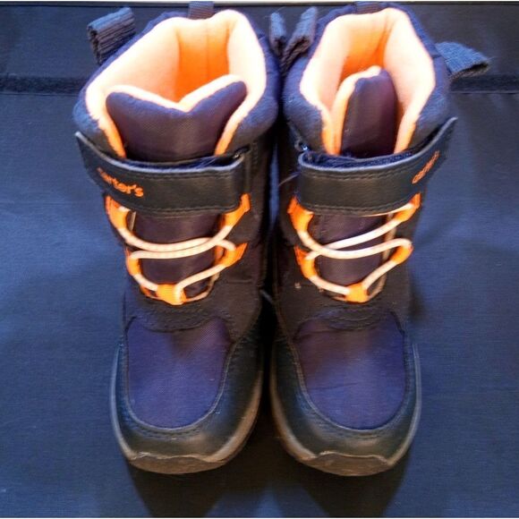 CARTER'S LACE UP TODDLER VELCRO STRAP CLOSURE SNEAKER BOOT - Picture 1 of 14